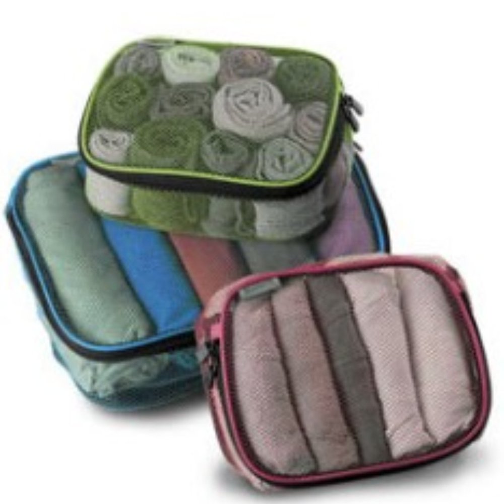 SOLD: Magellan's Mesh Travel Packing Cubes - Blue